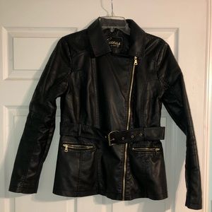Guess Leather Jacket - M